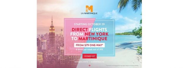 Hot News | Norwegian Improves Its JFK Nonstop Air Service to Martinique | caribbeantravel.com