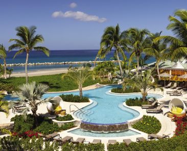 Garden Pool salutes the sea at the Four Seasons Resort Nevis Photo Credit Four Seasons Resort Nevis