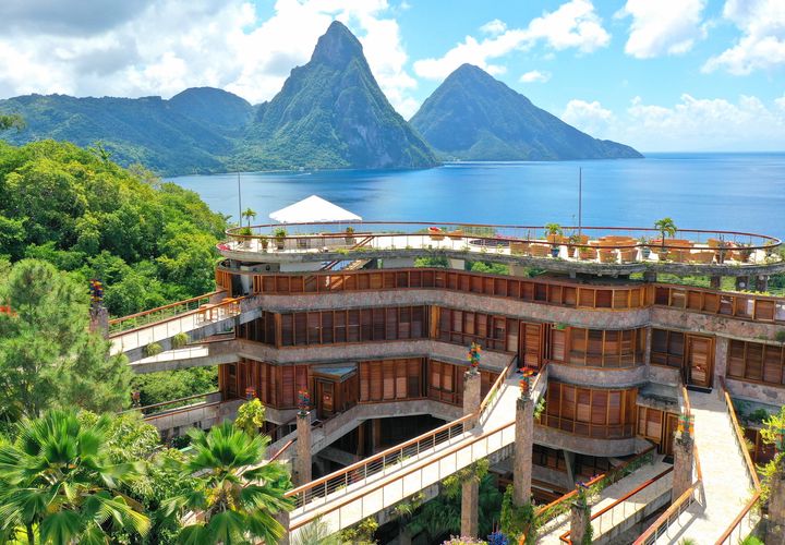 Jade Mountain is an architectural masterpiece in Saint Lucia Photo Credit Jade Mountain