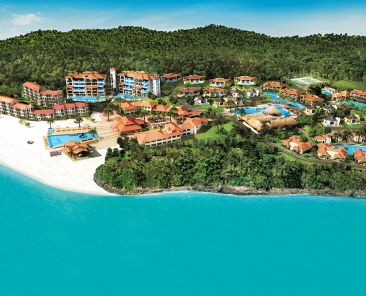 Sandals Grenada Resort & Soa sits pretty on Pink Gin Beach Photo Credit Sandals Resorts