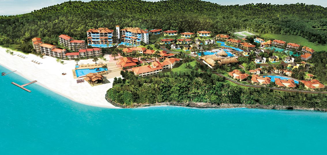 Sandals Grenada Resort & Soa sits pretty on Pink Gin Beach Photo Credit Sandals Resorts