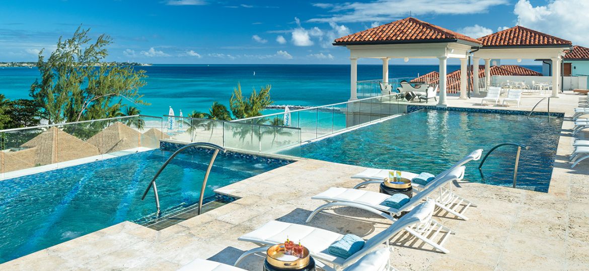 At Sandals Barbados, the rooftop pool is a first for a Sandals Resort Photo Credit Sandals Resorts