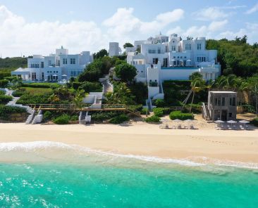 Super swanky stays at the Long Bay Villas Anguilla comprised of the Sand, Sea, Sky Villas Photo Credit Long Bay Villas via Facebook