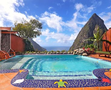 A 5-night stay at Ladera in Saint Lucia is one of the vacations offered in the Caribbean Travel Auction Photo Credit Fodors Travel Guide