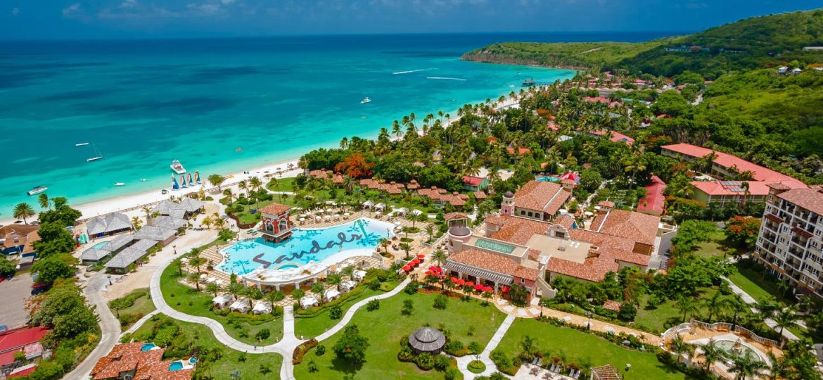 Sandals Grande Antigua on Dickenson Bay is an upscale all-inclusive resort for adults only Photo Credit Sandals Resorts