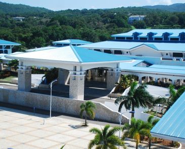 Aerial view of the Montego Bay Convention Centre, host of CHTA's 42nd Annual Caribbean Travel Marketplace